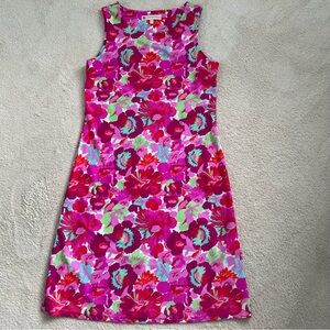 Jude Connolly Hot Pink Floral Shift Dress Size S